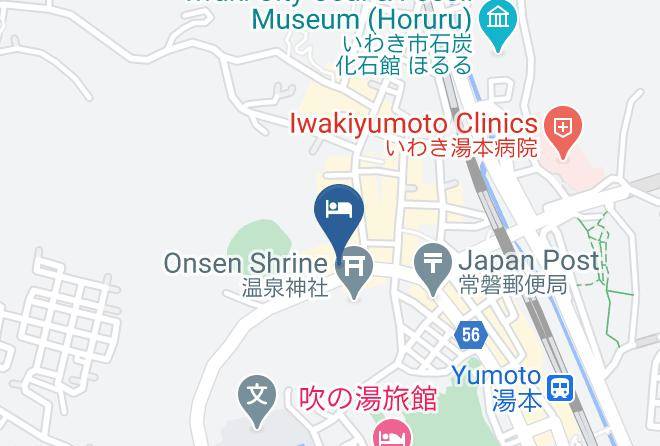 Iwaki City - Furutakiya Hot Spring Hotel Maps