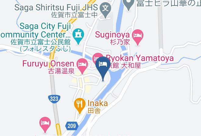 Saga City - Furuyu Onsen Oogiya Maps