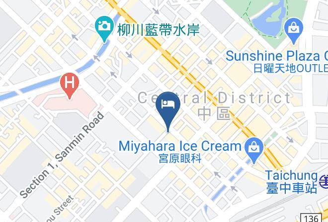 Central District - Fushin Hotel Taichung Maps