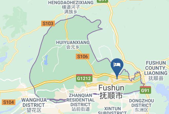 Fushun - Fushun Ala Warm Hotel Maps