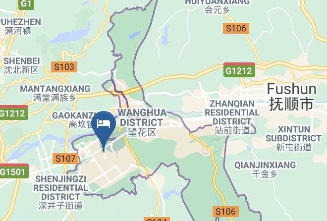 Fushun - Fushun Baining Hotel Maps