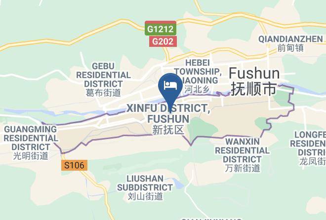 Fushun - Fushun Meidu Hotel Maps