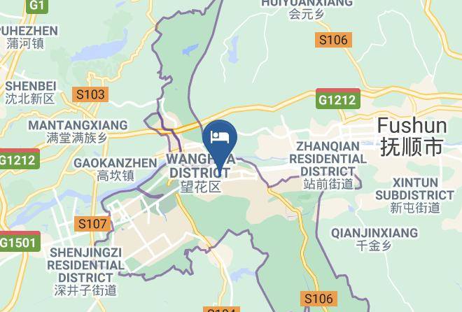 Fushun - Fushun Xinyue Leisure Hotel Maps