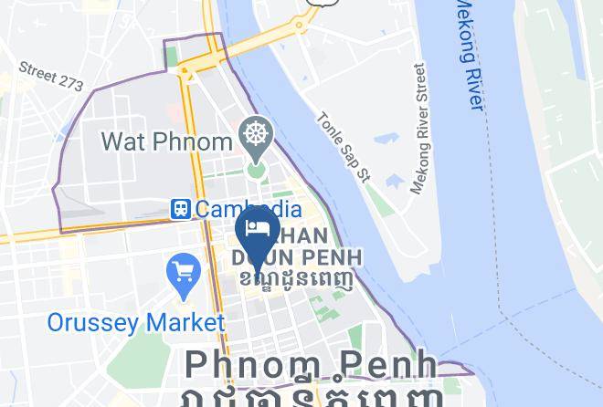 Doun Penh - Fusion Hotel Maps