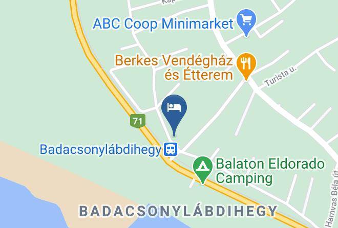 Badacsonytordemic - Fustos Nyaralohaz Maps