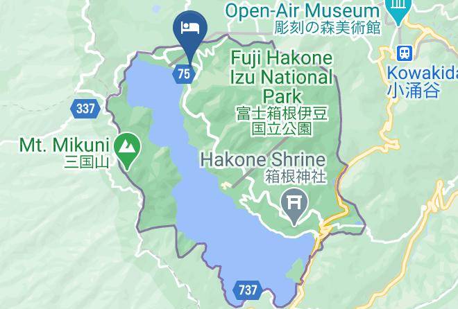 Hakone Townashigarashimo District - Futaba So Maps