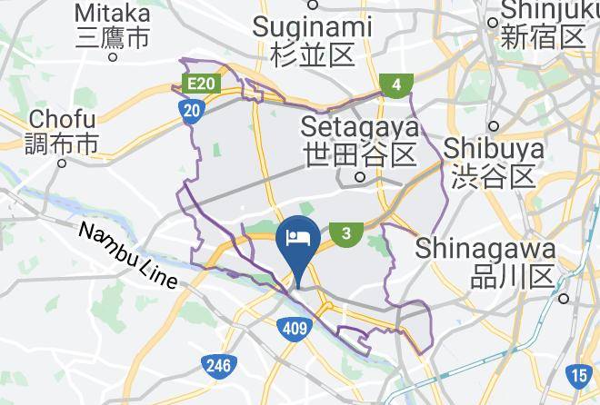 Setagaya Ward - Futako Tamagawa Excel Hotel Tokyu Maps