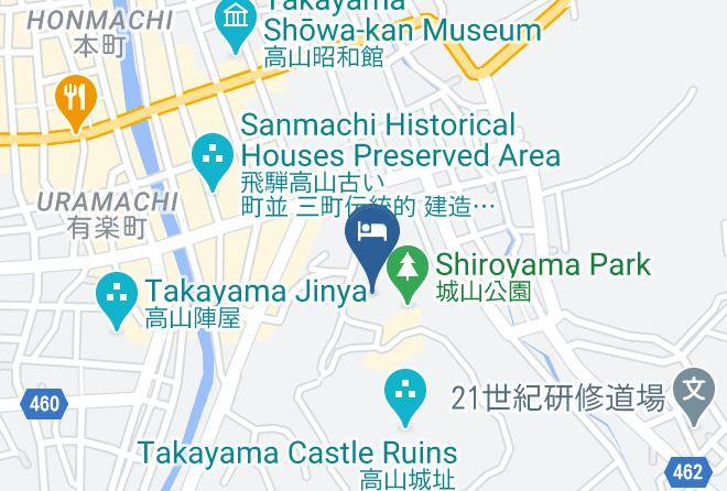 Takayama City - Futarishizuka Hakuun Maps