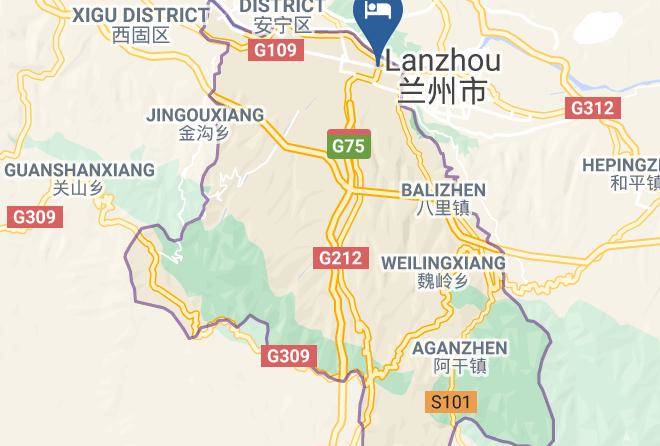 Lanzhou - Fuxi Hotel Maps