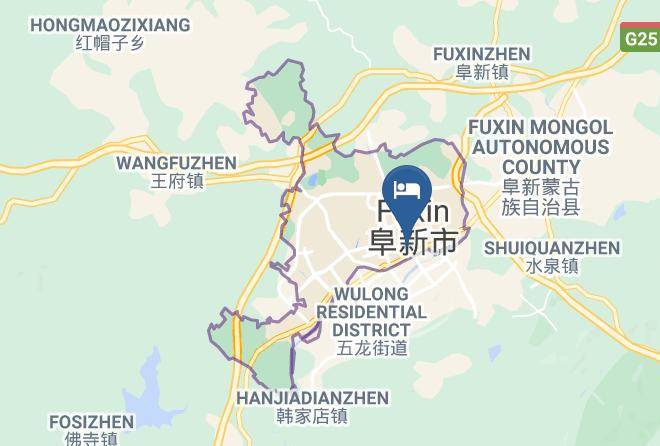 Fuxin - Fuxin Xinhai Holiday Hotel Maps