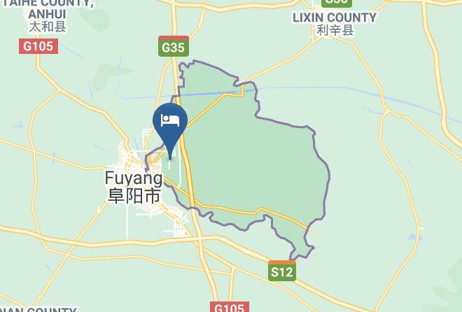 Fuyang - Fuyang Qianyue Boutique Hotel Maps