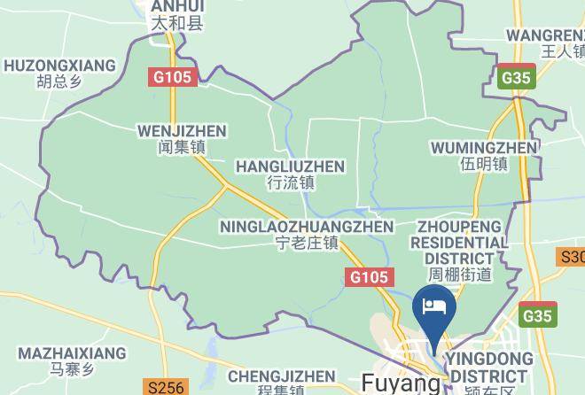 Fuyang - Fuyang Senna Lijing Hotel Maps
