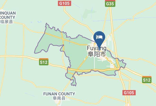 Fuyang - Fuyang Wenque Art Hotel Maps