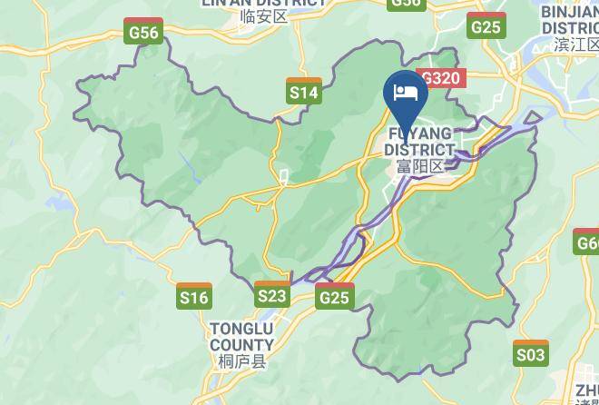Fuyang Xinyu Holiday Resort Map