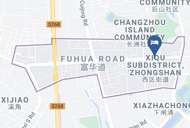 Fuzhou Hotel Map