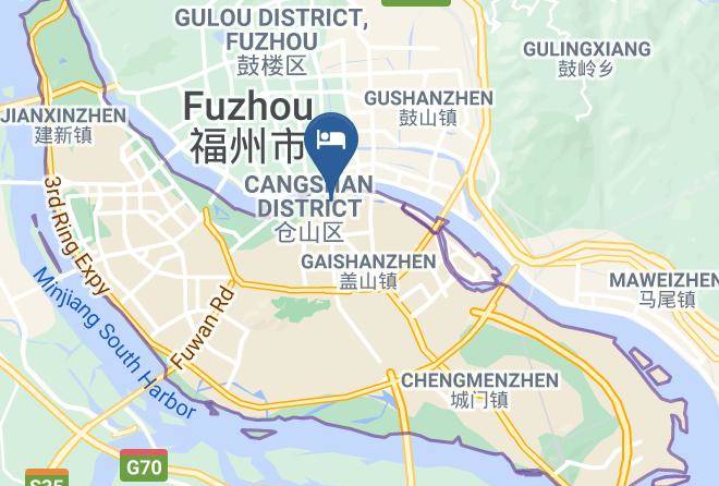 Fuzhou - Fuzhou Kaijie Business Hotel Zhanjin Maps