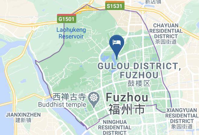 Fuzhou Lakeside Hotel Map