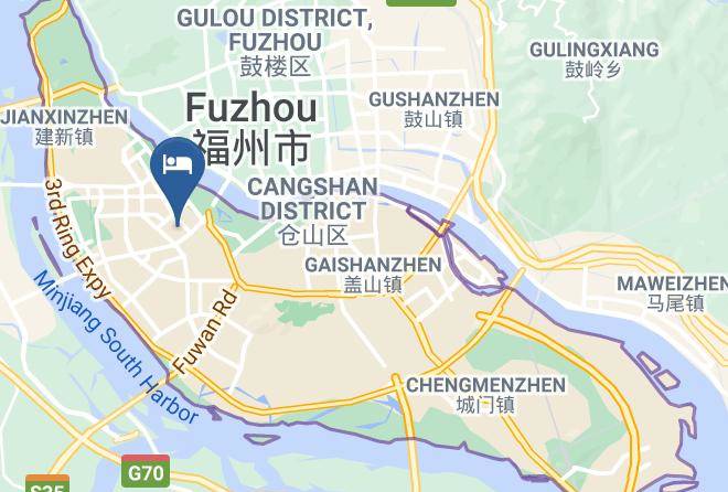 Fuzhou - Fuzhou Liangzhu Hotel Maps