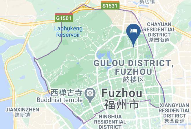 Fuzhou - Fuzhou Suofeisi Pingshan Hotel Maps