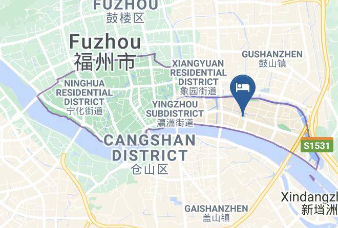 Fuzhou - Fuzhou Taijiang W J Hotel Maps