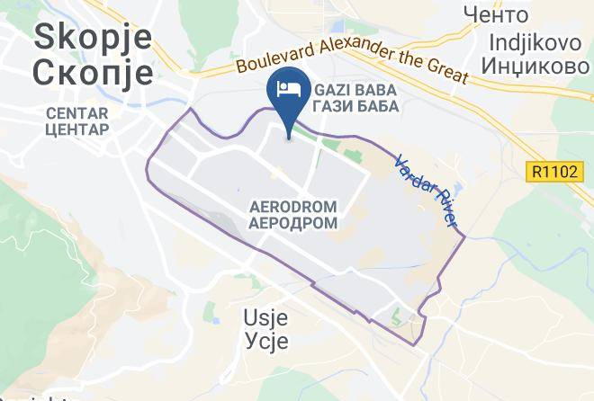 Skopje - Fuzzbubble Maps