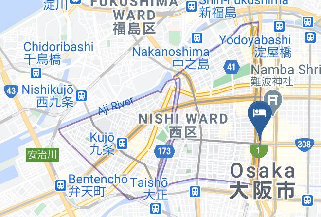 Osaka City Chuo Ward - Fylgdu Mer Stay Maps