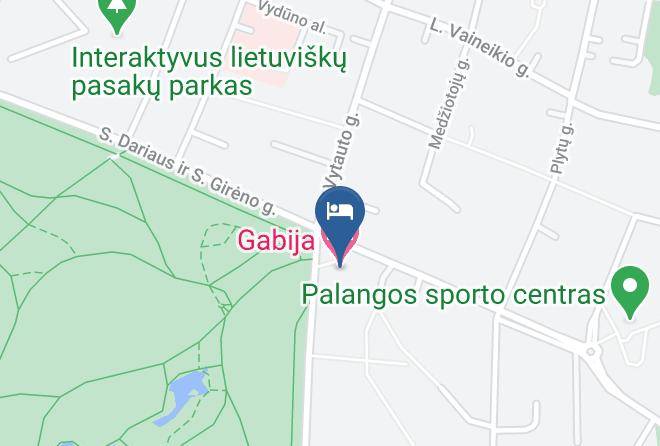 Hotel Gabija Map