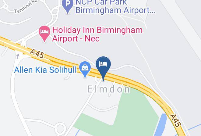 Solihull - Gables Hotel Solihull Maps