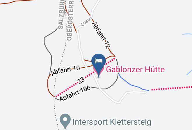 Gmunden - Gablonzer Hutte Maps
