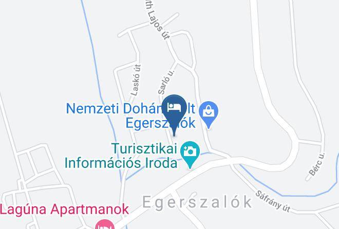 Egerszalok - Gabor Vendeghaz Maps
