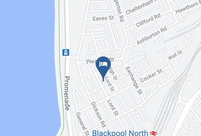 Blackpool - Gabrielles Hotel Maps
