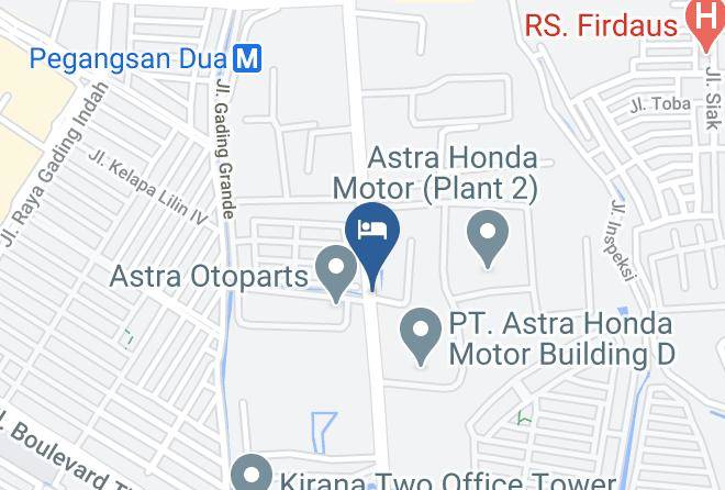 North Jakarta - Gading Indah Hotel Maps