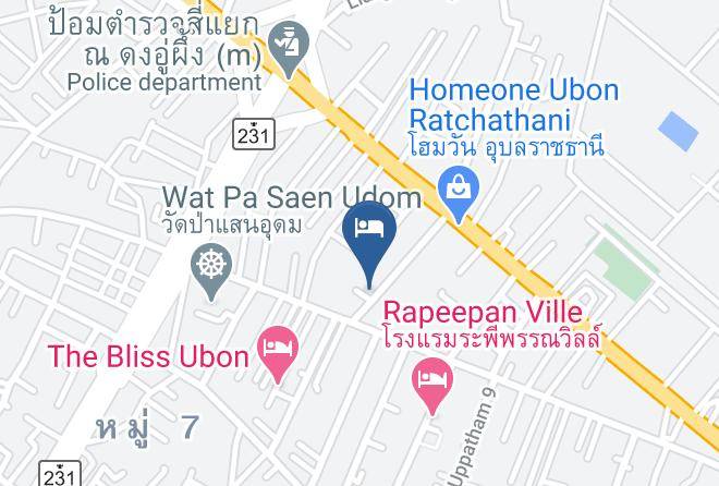 Amphoe Mueang Ubon Ratchathani - Gaem Gaew Grand Garden Maps