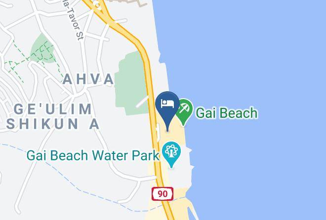 Tiberias - Gai Beach Hotel Maps