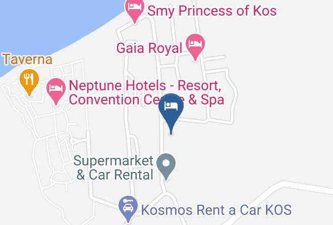 Kos - Gaia Palace Hotel Maps