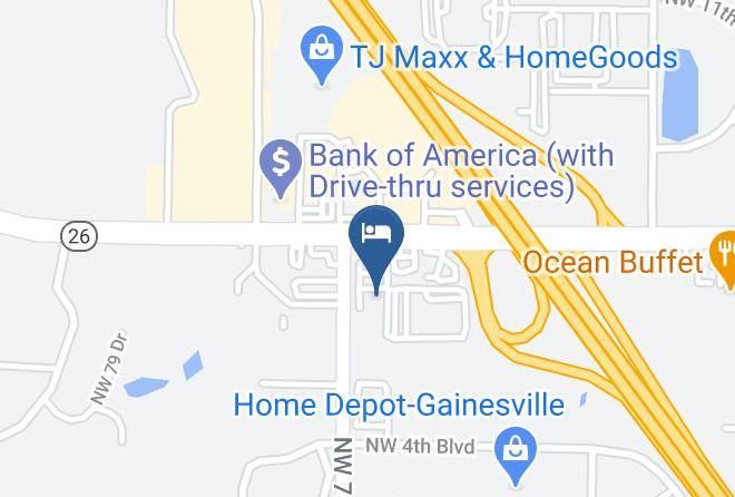 Gainesville Hotel And Conference Center Map