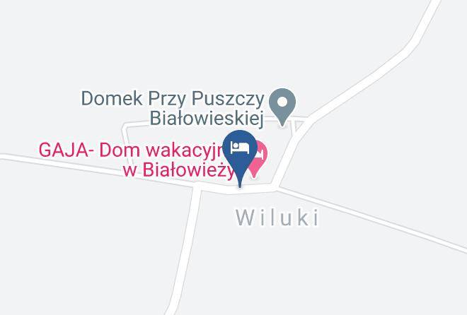 Hajnowski - Gaja Dom Wakacyjny W Bialowiezy Maps