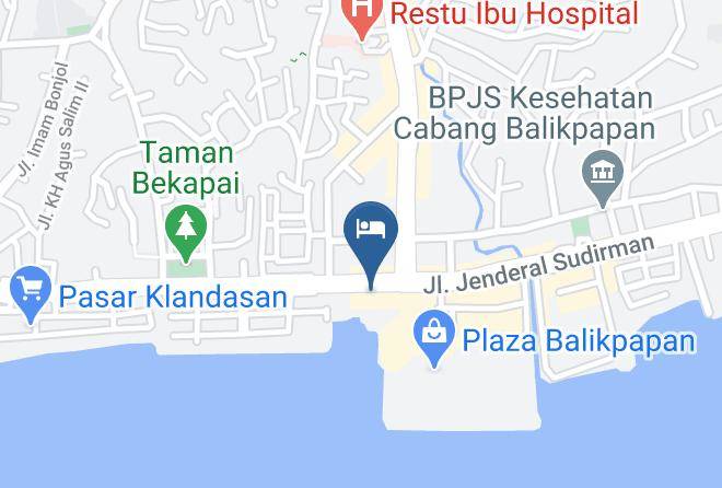Balikpapan - Gajah Mada Hotel Maps