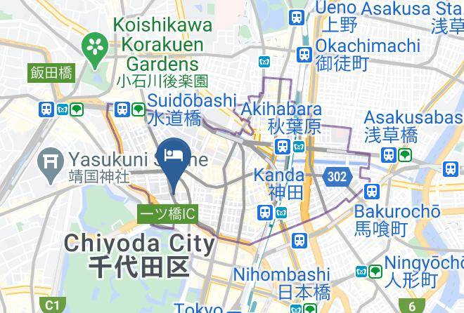 Chiyoda Ward - Gakushi Kaikan Maps