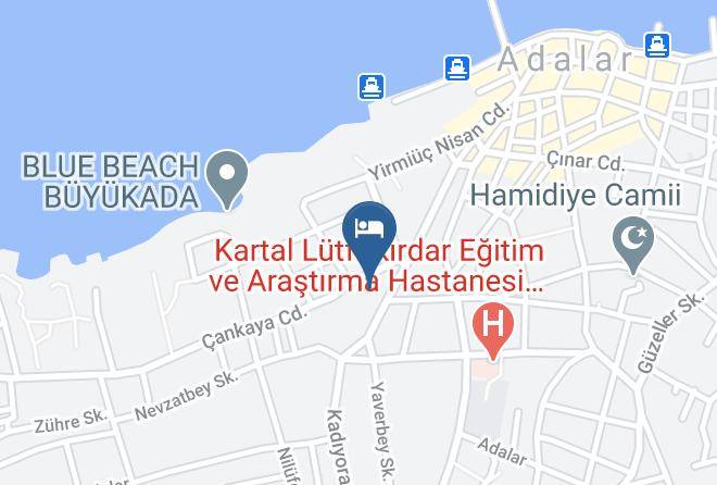 Adalar - White Palace Buyukada Otel Maps
