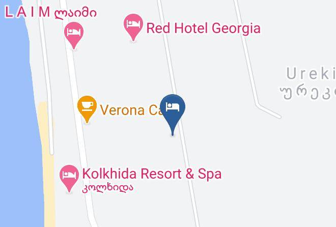 Georgia - Gala Hotel Ureki Maps