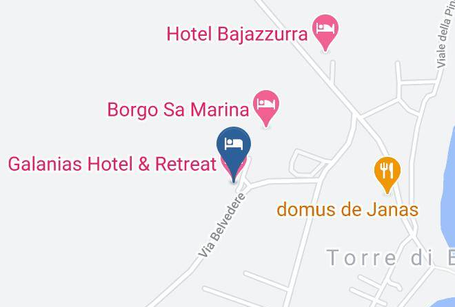 Nuoro - Galanias Hotel & Retreat Maps