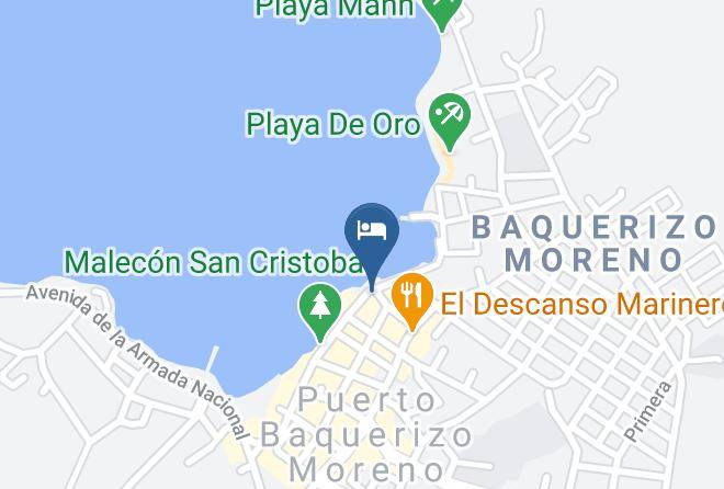 Galapagos Sunset Hotel Map