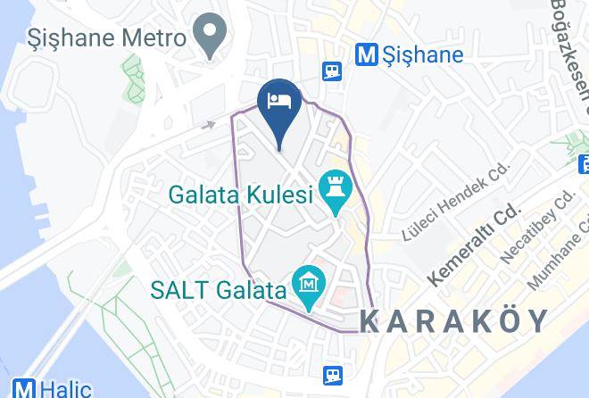Beyoglu - Galata34 Suites Maps