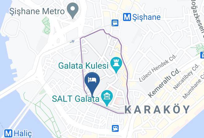 Beyoglu - Galatahan Hotel Maps