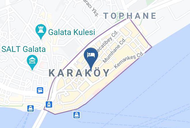 Beyoglu - Galatas Hotel Maps