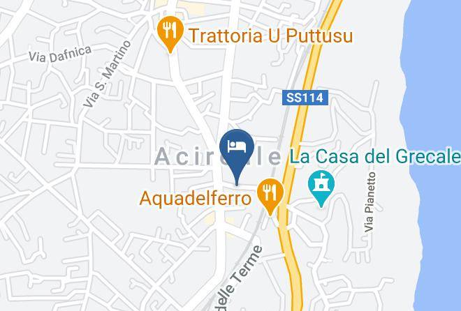Catania - Galatea Bed And Breakfast Maps