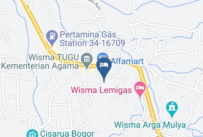 Galaxi Resort Puncak Map