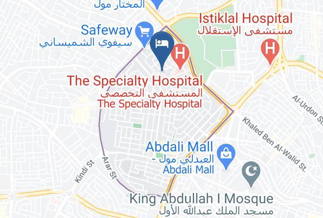 Amman - Galaxy Amman Hotel Maps
