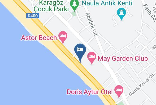 Alanya - Galaxy Beach Hotel Maps
